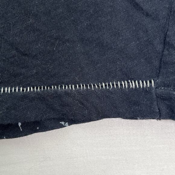 Vintage 90’s Propaganda Single Stitch Tee Shirt Black Dark Goth Embellished Bead - Picture 7 of 15